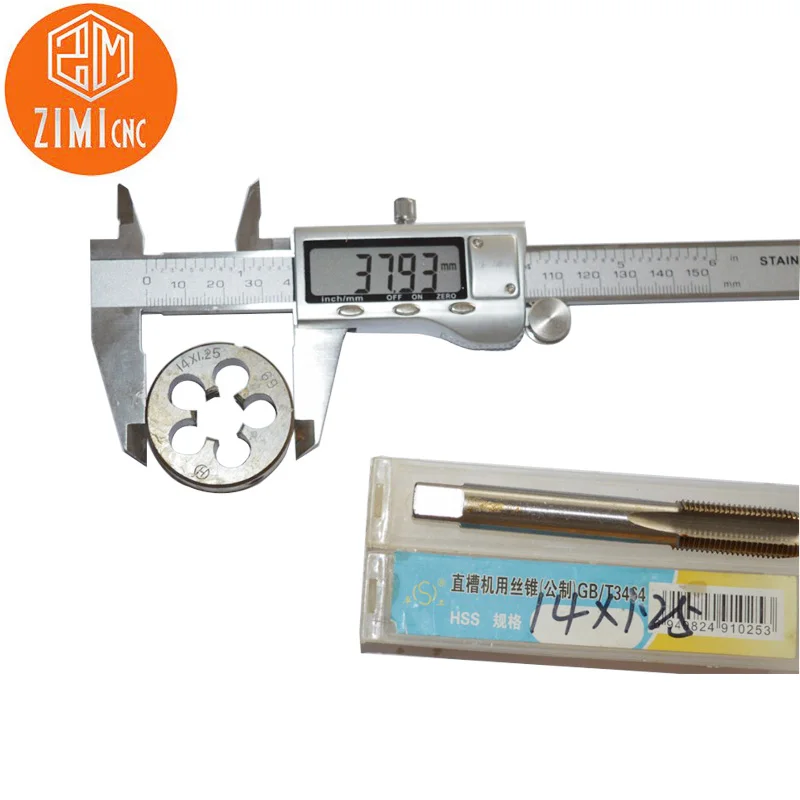 1 sztuka M14 * 1.25mm kranu i 1 sztuka M14 * 1.25mm Die , M14 standardowe metryczne maszyny używane kranu i die