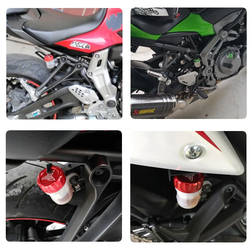 Motorcycle CNC Aluminum Rear Brake Fluid Reservoir Cover Cap For YAMAHA YZF R6 2006-UP 2009 2010 2011 2012 2013 2014 2015 2016