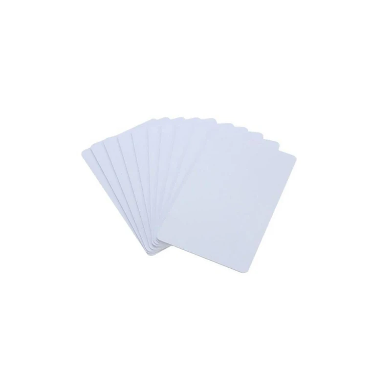 10pcs UID + 5577 RFID Smart white card Dual Chip IC + ID Composite 125KHZ EM4305 13.56MHZ Repeatable Erasable Access Card