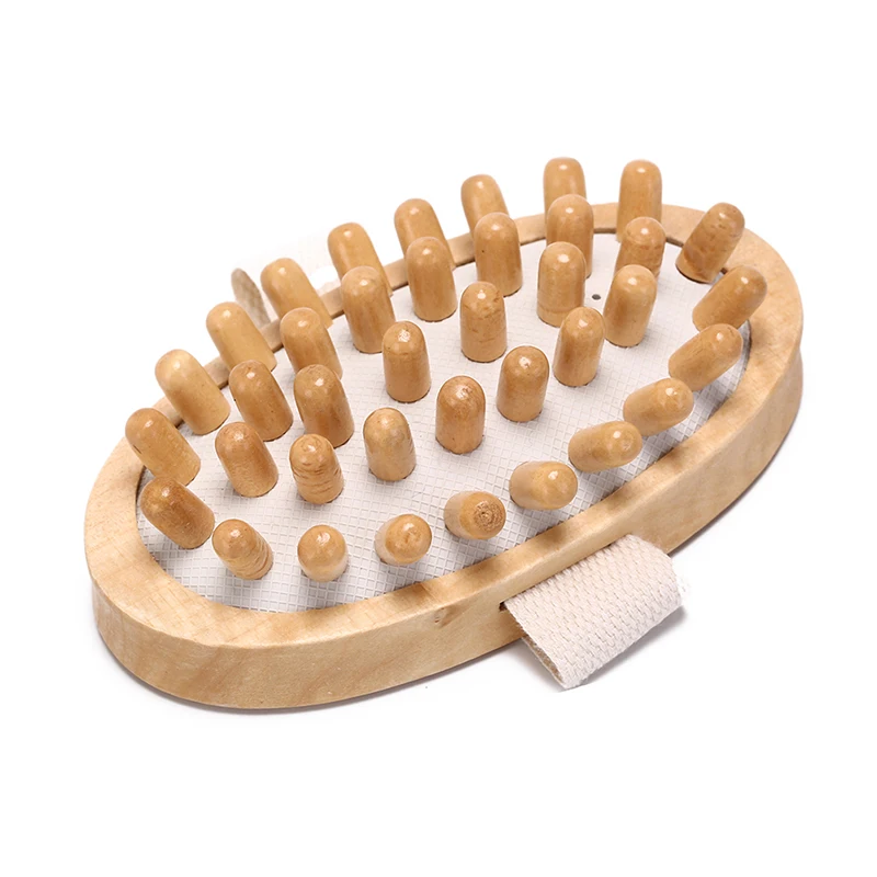 7*13cm Wood Massager Comb Body Massage Knock Hammer Neck Arm Back Scratcher Relaxing Stress Release Comb Massager