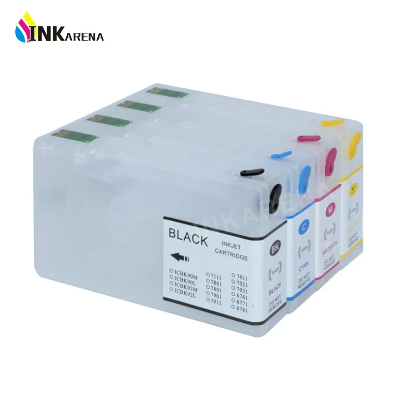 INKARENA Refill ink Cartridge T7901 for Epson WorkForce Pro WF-4630DWF WF-4640DTWF WF-5110 WF-5190 WF4630 Inkjet Printer Ink