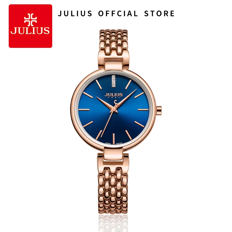 

JULIUS Women Watches Designers With Bracelets Water Resistant 30M Quartz Dress Whatch Silver Rose Gold Fashion Clock Hour JA-960