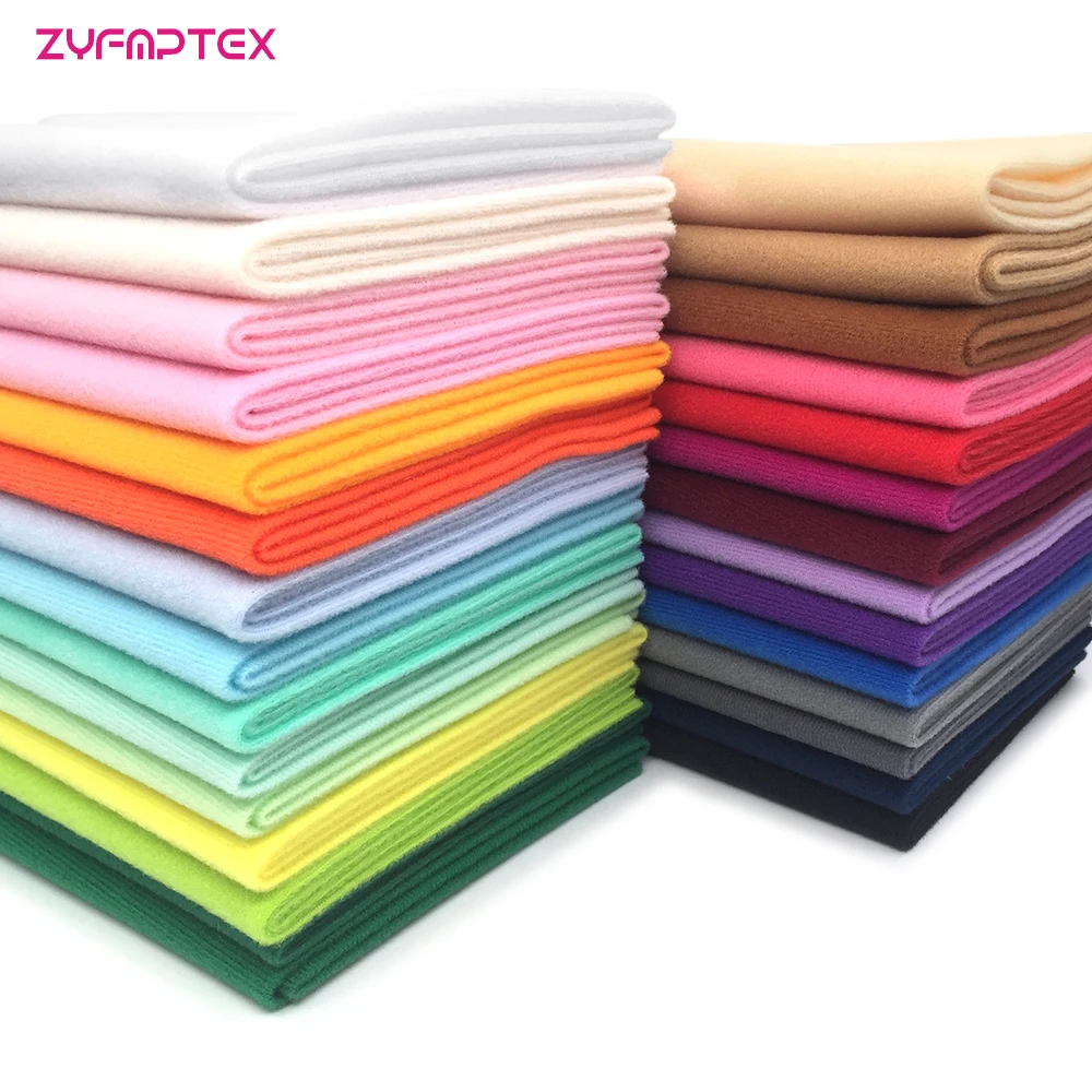 ZYFMPTEX Cheapest Diy Doll Textile Fabric Width 140cm Fiber High density Nap Telas Tissus Sewing Patchwork Handmade 29 Colors