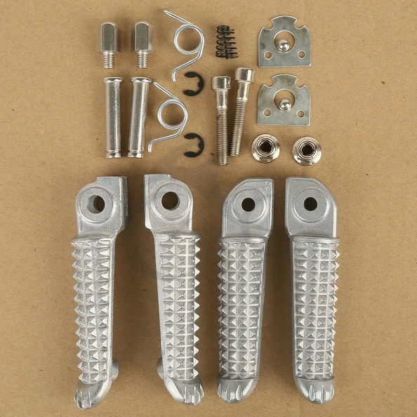 Motorcycle Front Rear Footrest Foot Pegs For Yamaha YZF R6 03-12 R1 2002-2014 Two Colors