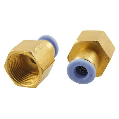2 pcs Rosca Fêmea mm de 15 6mm 6-03 Pneumáticas Conectores de Montagem