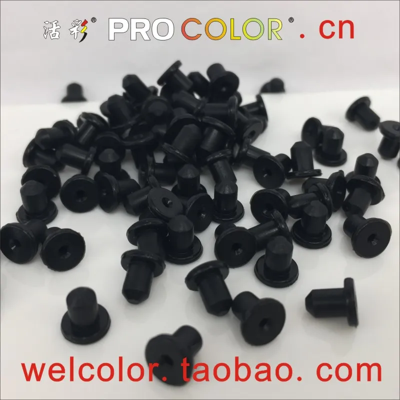 Half solid Silicone Rubber Sealing waterproof cylinder cap threaded plugging plug 5 5.4 6 6.5 7 8 8.5 9 10 10.6 hole 1.5 2 3 mm