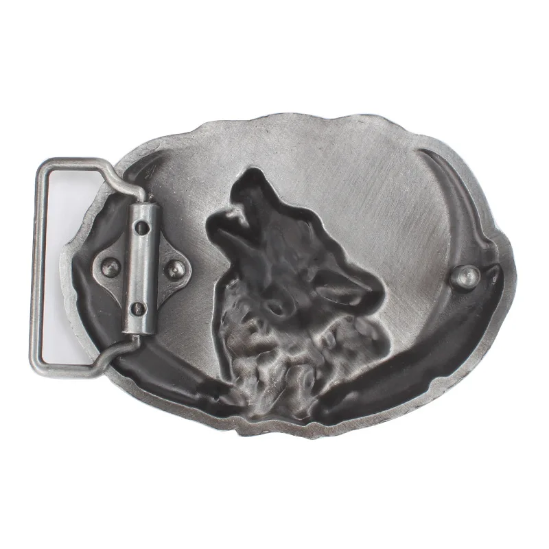 Wolf Belt Buckle Alloy for Men Fashion Clothing Accessories Cowboy