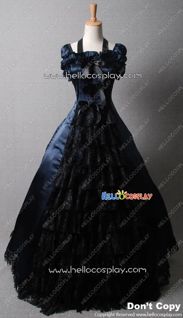 Southern Belle Civil War Lolita Gown Dress Prom 037 H008