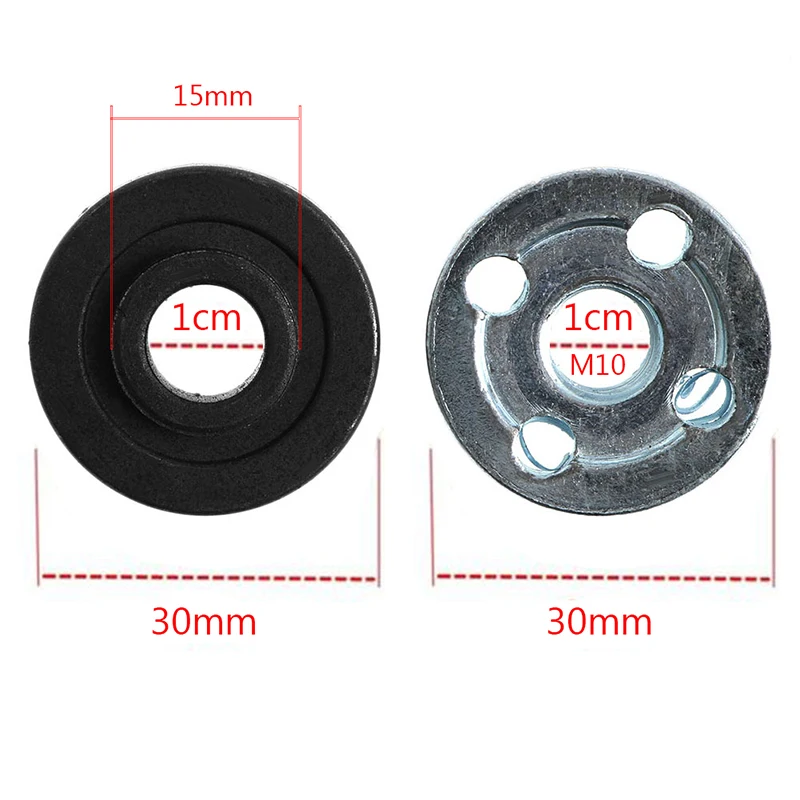 2PCS/Set Angle Grinder Replacement Part Inner Outer Flange Set Fits for Makita