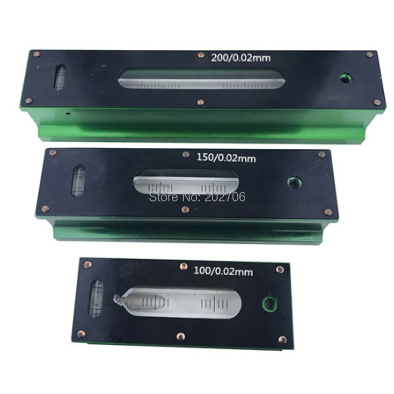 0.02mm 100/150/200/250/300mm Mechanical Frame level Bar Level Meter Instrument Measuring Tools for Equipment Adjustment