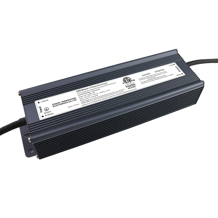 ac/dc 220 12V 80W Triac dimmable led driver 24v power supply 12V led light transformer,PWM output,AC90-130V/AC180-250V input