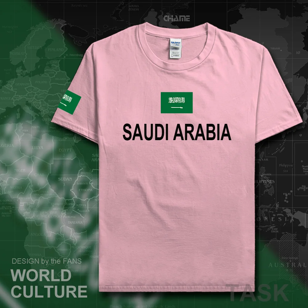 Saudi Arabia t shirts man 2017 t-shirts 100% cotton nation team tshirt cotton meeting fans streetwear fitness Saudi Arabian SA