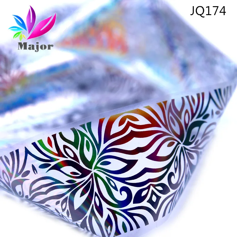 New Fashion Holographic Shiny Laser Nail Art Foils Paper laser Nail transfer foil nail art Decorations