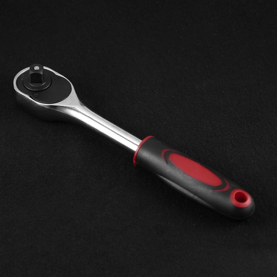 1/2 3/8 1/4 Inch Ratchet Wrench 24 Teeth Auto Quick Release Professional Labor  Square Head Spanner Socket Drive Hand Tools