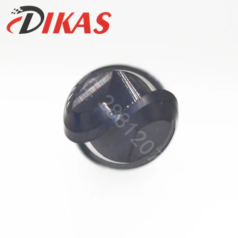 Dikas 45hrc r5 * d10 * 75l * 2f material, fresa de ponta de carboneto com 2 sulcos, revestimento de 10mm, nano uso para fresadora de alta velocidade