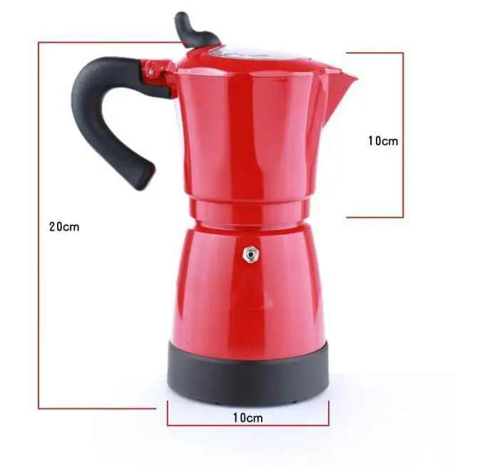 Electric espresso mocha  coffee maker/mocha coffee pot with high quality,and perfect gift for everyone