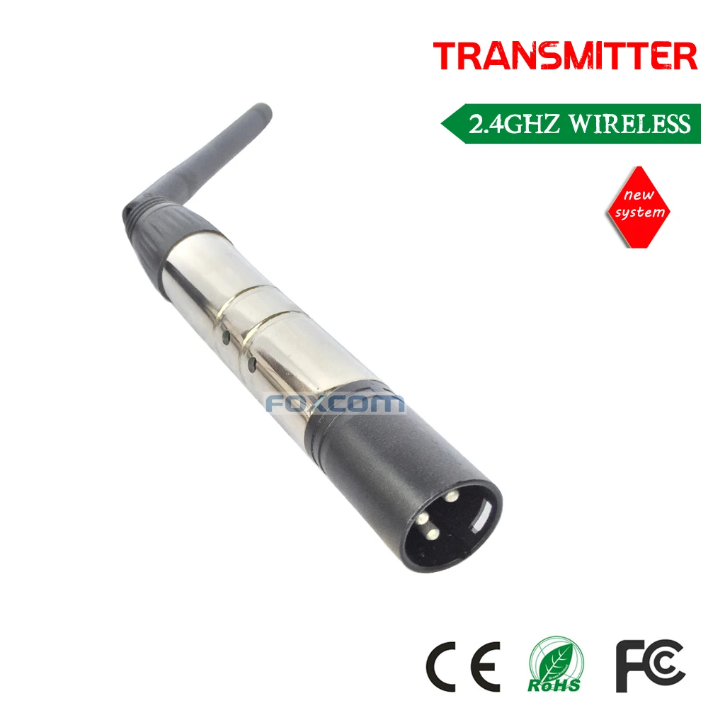 DHL Free Shipping 3pin  DMX512 DMX Dfi DJ Wireless system Receiver or Transmitter 2.4G