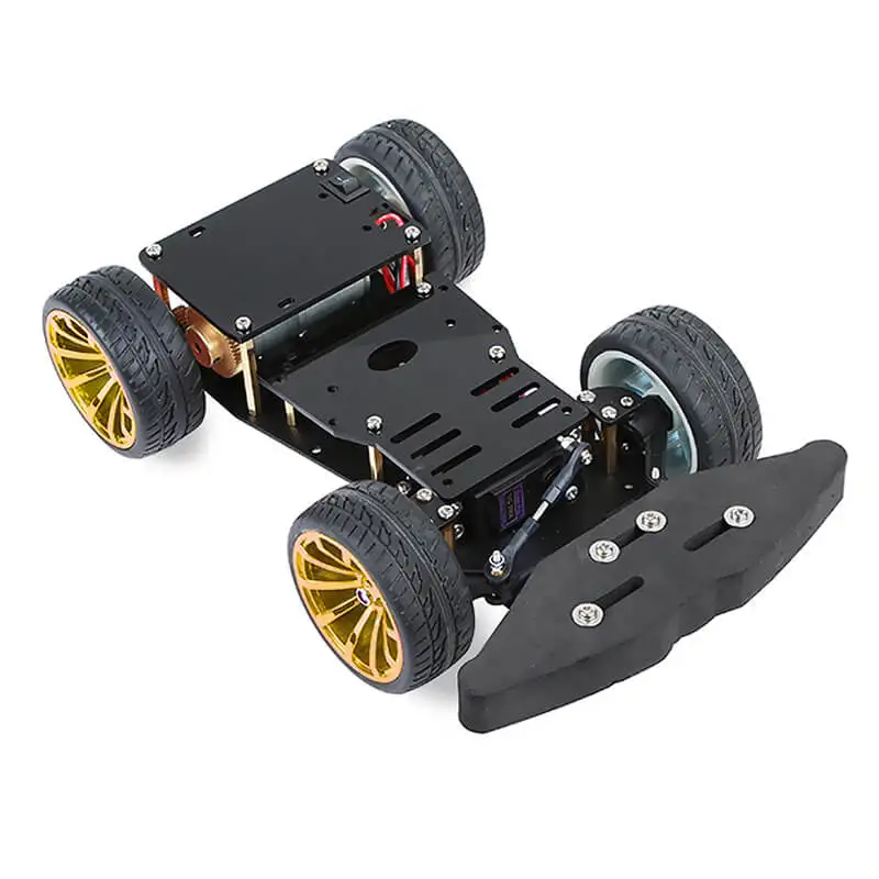 4WD RC Smart Car Chassis with S3003 Metal Servo Bearing Kit for Arduino Robot Platform DIY Kit Robot