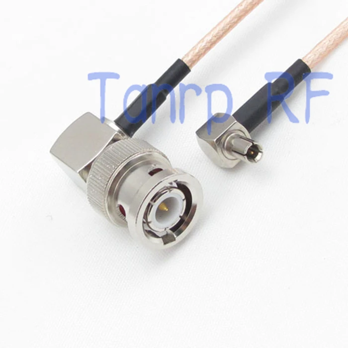 

10pcs 6in BNC male to TS9 male both 2 right angle RF adapter connector 15CM Pigtail coaxial jumper cable RG316 extension cord