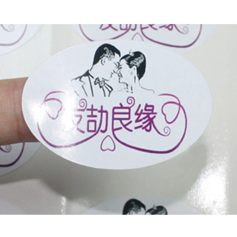 

Custom printing matt lamination round roll labels, custom packaging logo label