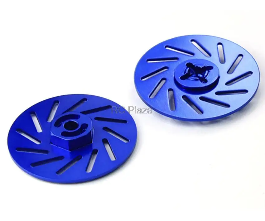 Blue Aluminum Wheel Adaptors with separate brake disc Large X2P CPV 57822LB