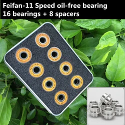High Speed ILQ-11 Skating Bearing Dustproof Skate Bearings For Skate Shoes Wheels Bearings 608 608RS Inner 8mm ABEC11 16 pcs/lot