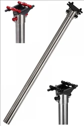 Ultra light Titanium/Ti 31.8mm*520mm/550mm/600mm Seatpost for Brompton folding bike-295g