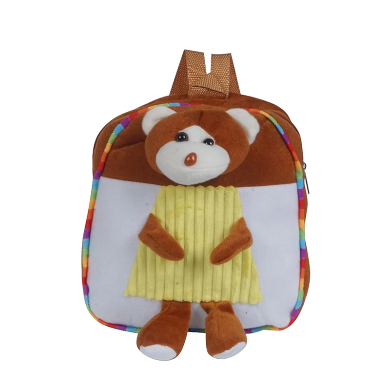 Hot sale Rilakkuma brown bear baby plush school bags kids backpack lovely design mini bags for kindergarten boy birthday gift