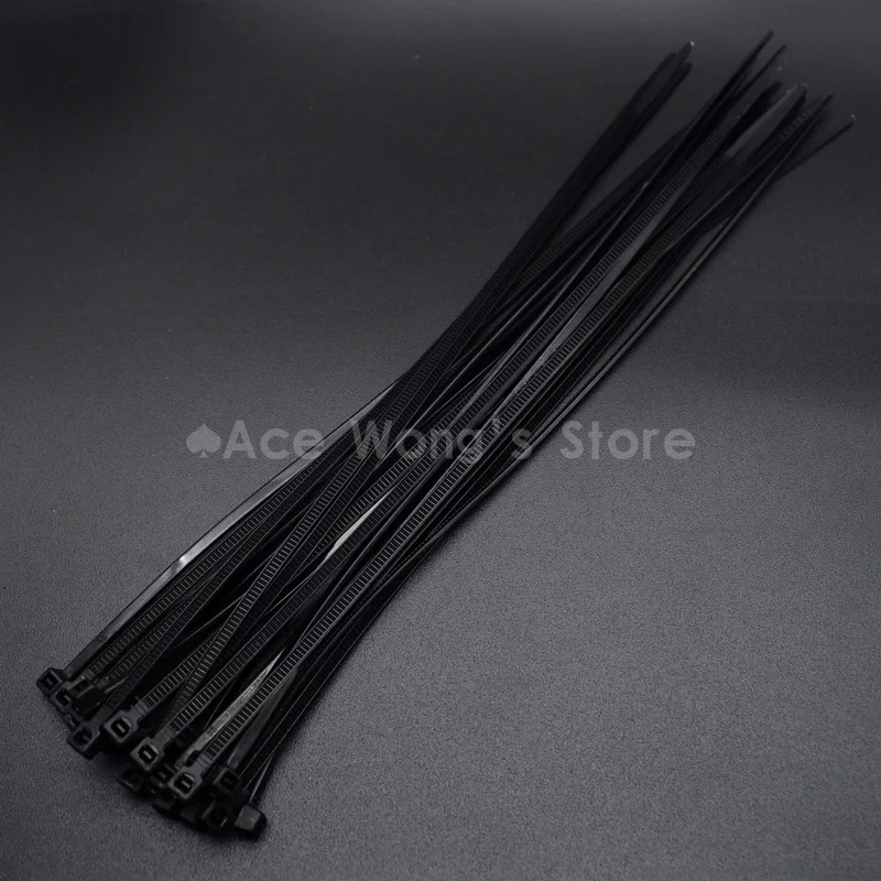 100Pcs/pack 4*200mm width 2.7mm Colorful Factory Standard Self-locking Plastic Nylon Cable Ties,Wire Zip Tie