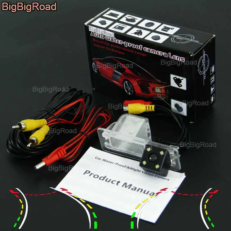 BigBigRoad Car Intelligent Dynamic Track Rear View Camera Night Vision Reversing Backup Camera For Leopaard CS10 2015