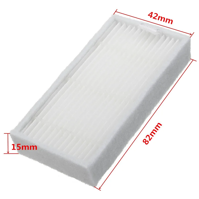 Vacuum Cleaner Accessories Filters for panda x500 ECOVACS CR120 X600 Side Brush X 6pcs (3 set)+ hepa Filter X4pcs