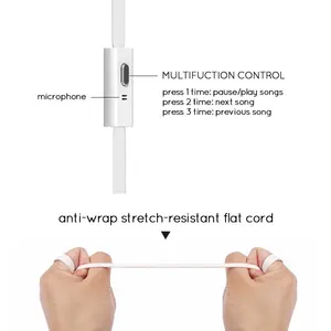 Sport -Headset mit Mikrofon, iPhone, Xiaomi, Huawei, 3,5 mm Headset, Xiaomi Headset 8 Hauptverkäufe von Meizu - №6