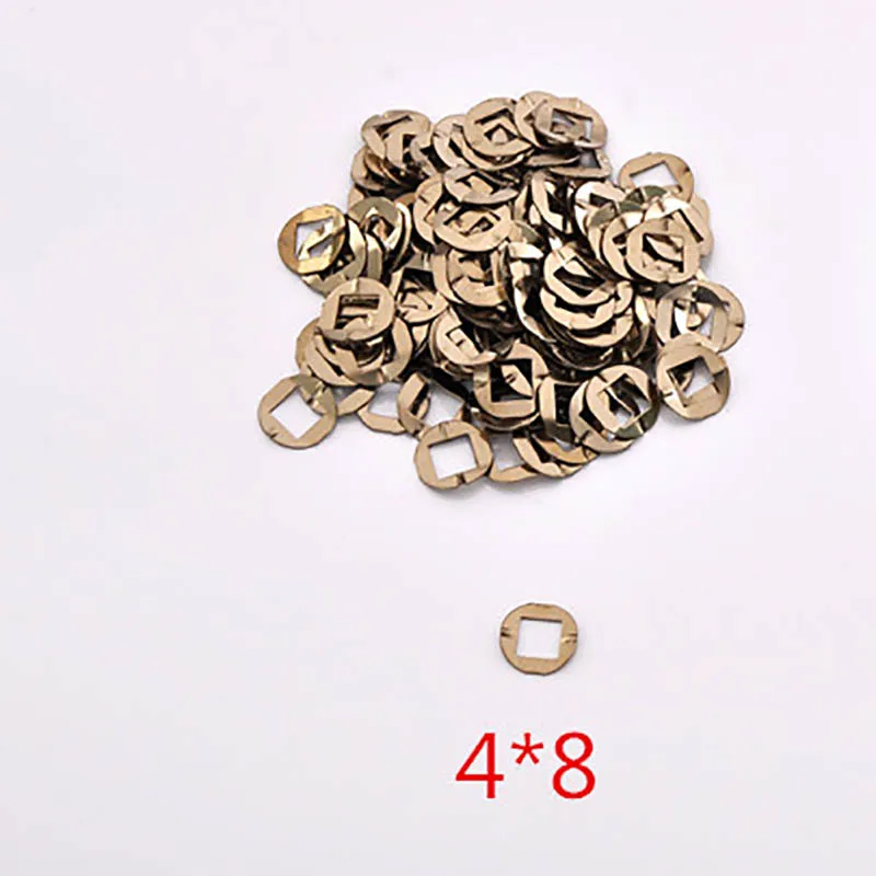 

200pieces/lot Hairdressing Scissor Accessory Single Layer Stainless Steel Washers size 4*8mm