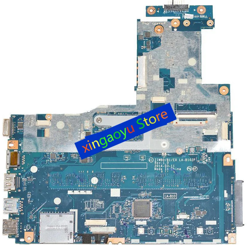 LA-B102P 5B20G46149 For Lenovo B50-30 Laptop Motherboard DDR3L N3530 100% Test Ok