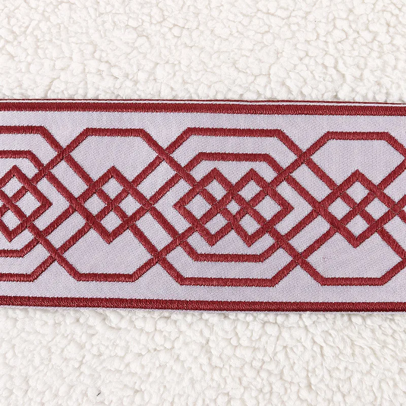 QGVLish 9cm Wide Retro Jacquard Curtain Lace Trim Ribbon Belt DIY Valance Stage Bedroom Living Room Decor Curtain Accessories