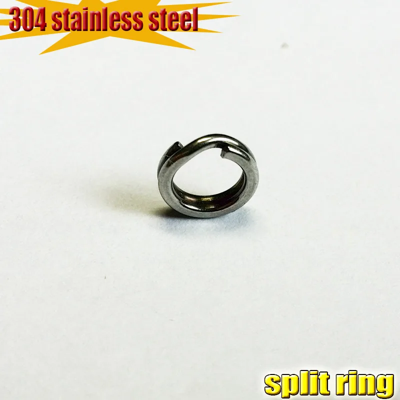2023NEW Fishing pure 304 Stainless Steel Split Rings for Blank Lures 50pcs/lot attention to the large size number