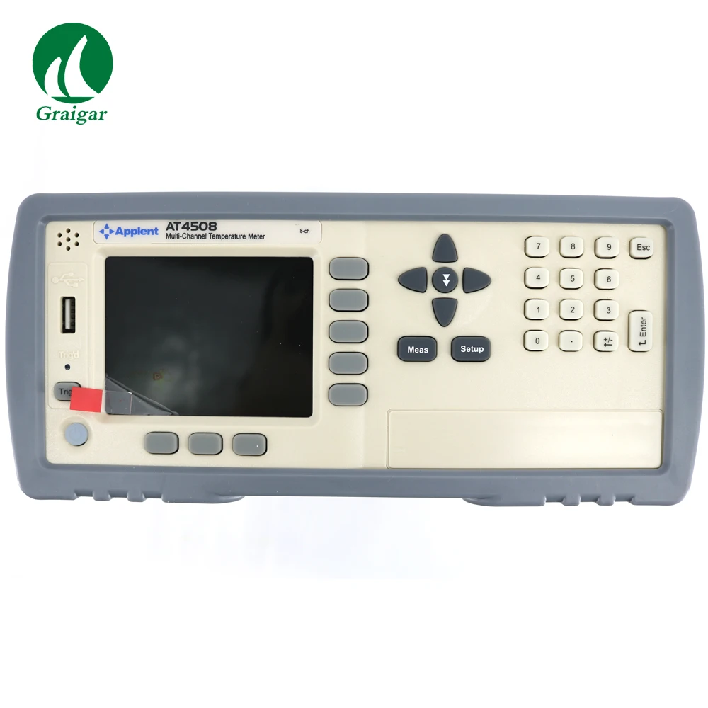 Novo at4508 8 canais temperatura industrial tester termômetro datalogger temperatura datalogger para aparelhos de aquecimento