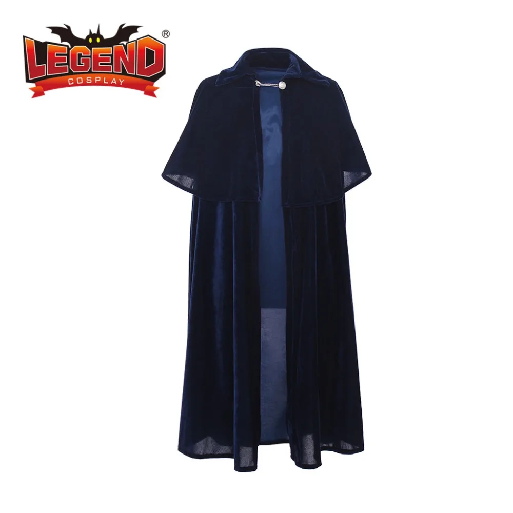 Phantom of the Opera Cape กำมะหยี่เด็กเสื้อคลุม cape blue และสีดำฮาโลวีน cape กำมะหยี่ฮาโลวีนแวมไพร์ cape เสื้อคลุม