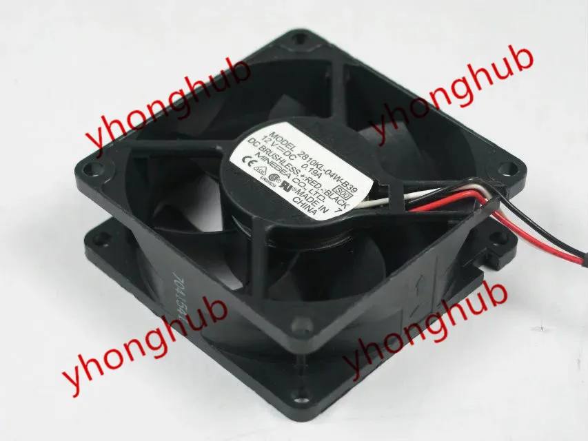 

NMB-MAT 2810KL-04W-B39 S00 DC 12V 0.19A 70x70x25mm Server Cooling Fan