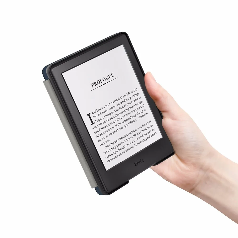 New Kindle 8th 2016 Book Cover Case, For All-New Kindle Model SY69JL E-reader Premium Case Auto Wake/Sleep+Protective Film