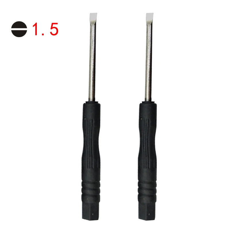 5pcs Mini 1.5 2.0 3.0 Micro Cross Phillips Flat Screwdriver For MobilePhone PC Repair Tool