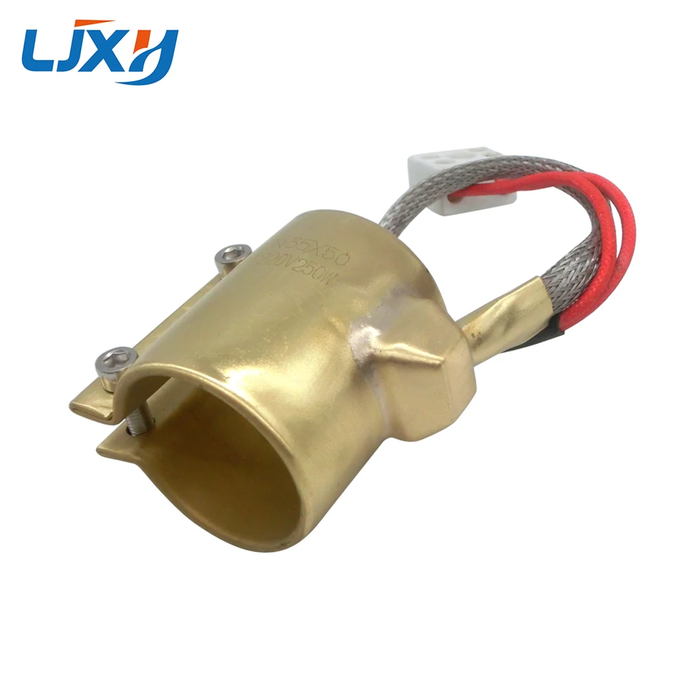 LJXH Heating Element 220V Brass Band Heater 200W/250W/280W/150W/180W 35x45mm/35x50mm/36x35mm for Plastic Injection Machine 1PC