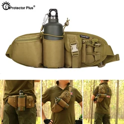 PROTECTOR PLUS Outdoor Sports Portable Bag Men Travel Waist Packs Waterproof  Camo  Riding Climbing Passport bag