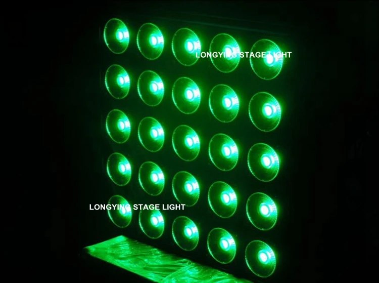5X5 25X30W LED Matrix Light Disco Light LED Matrix Blinder Pixel Panel 30W COB RGB Led DJ Effect Background Support