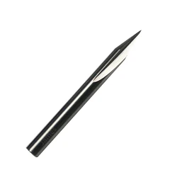 SHK 경목 가공 이중 플루트 스트레이트 V 비트, 스트레이트 V 조각 도구, 밀링 커터, 3.175mm, 1 개