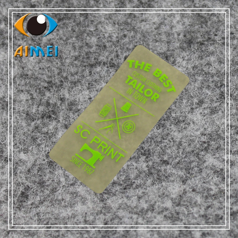 

Custom Heat Transfer Tpu Tags For Sewing Print Rubber Clothing Labels For Garment Label Customized Handmade Eva Plastic Tag