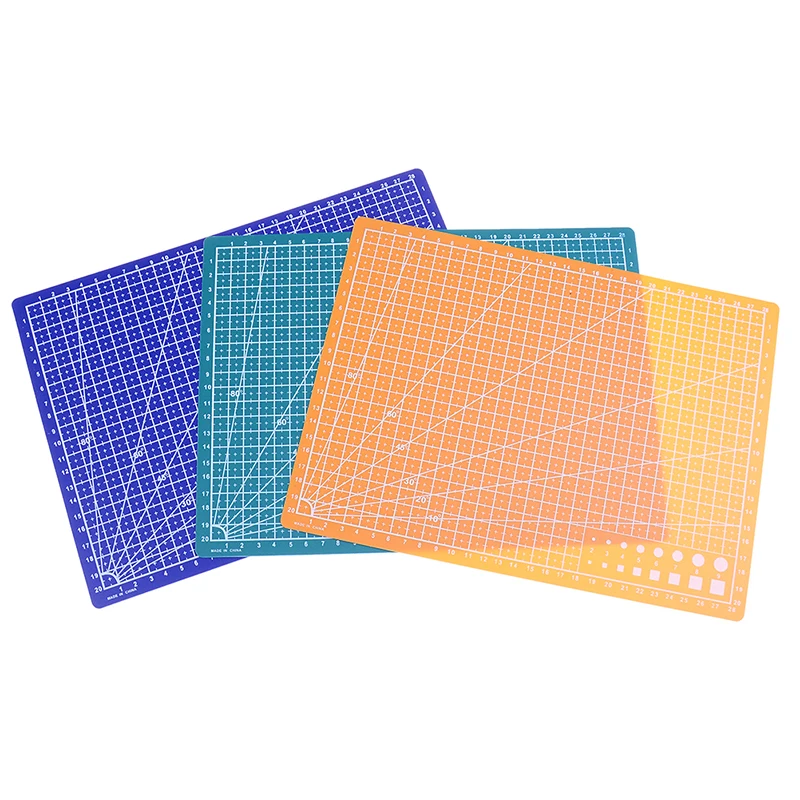 1PC new 30*22cm A4 Grid Lines Self Healing Cutting Mat Craft Card Fabric Leather Paper Board