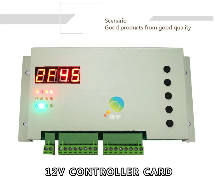 High quality DC12V one intersection traffic light controller card solar portable traffic light controller card