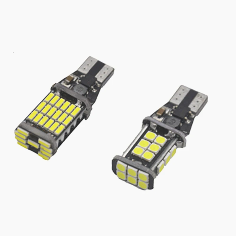 T15 W16W 921 Super Bright High Power 45 SMD 4014 LED Car Backup Reserve Lights Bulb Brake Lamp Xenon White