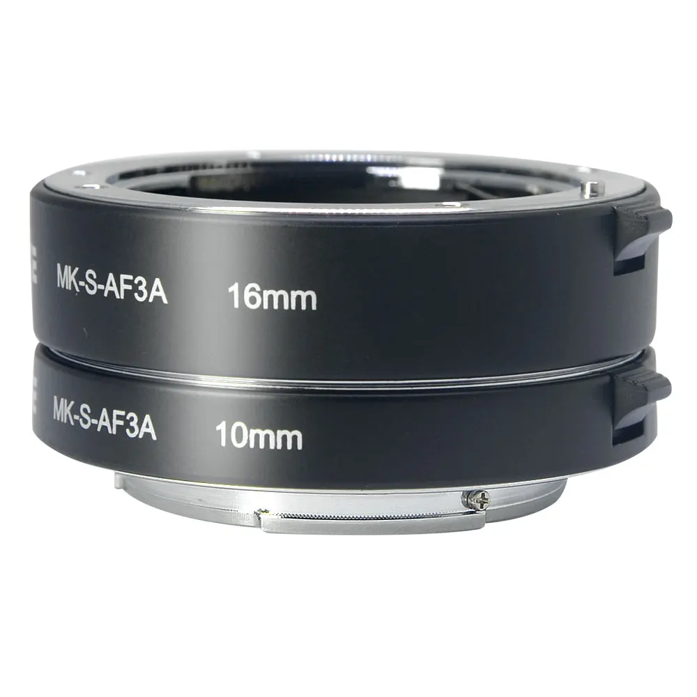 Meike Auto Focus Macro Extension Tube Adapter Ring for Sony E mount NEX3 NEX-5 NEX-7 NEX-6 A7 A7II A7III A6000 A6300 A6400